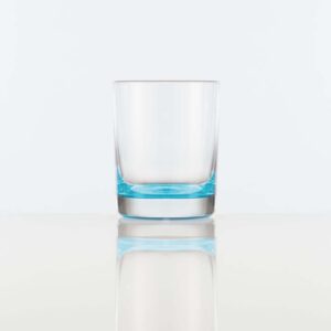blue 11.75 oz glass on a white background.