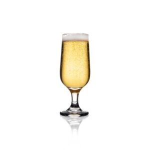 beautiful footer beer glass that holds 8.75oz of beverage