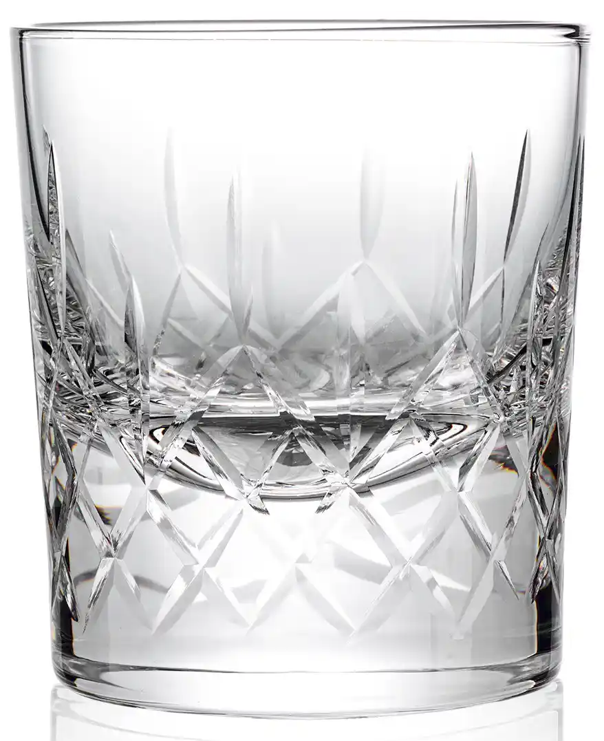 Old Fashioned Whiskey Glasses - Diamond & Arrow Cut - Image 7