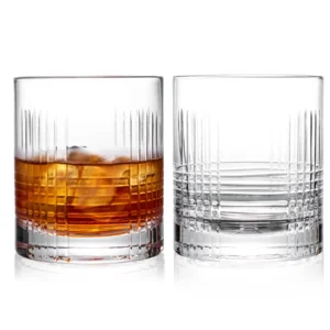 Double Old Fashioned Whiskey Glasses - Urban Cut