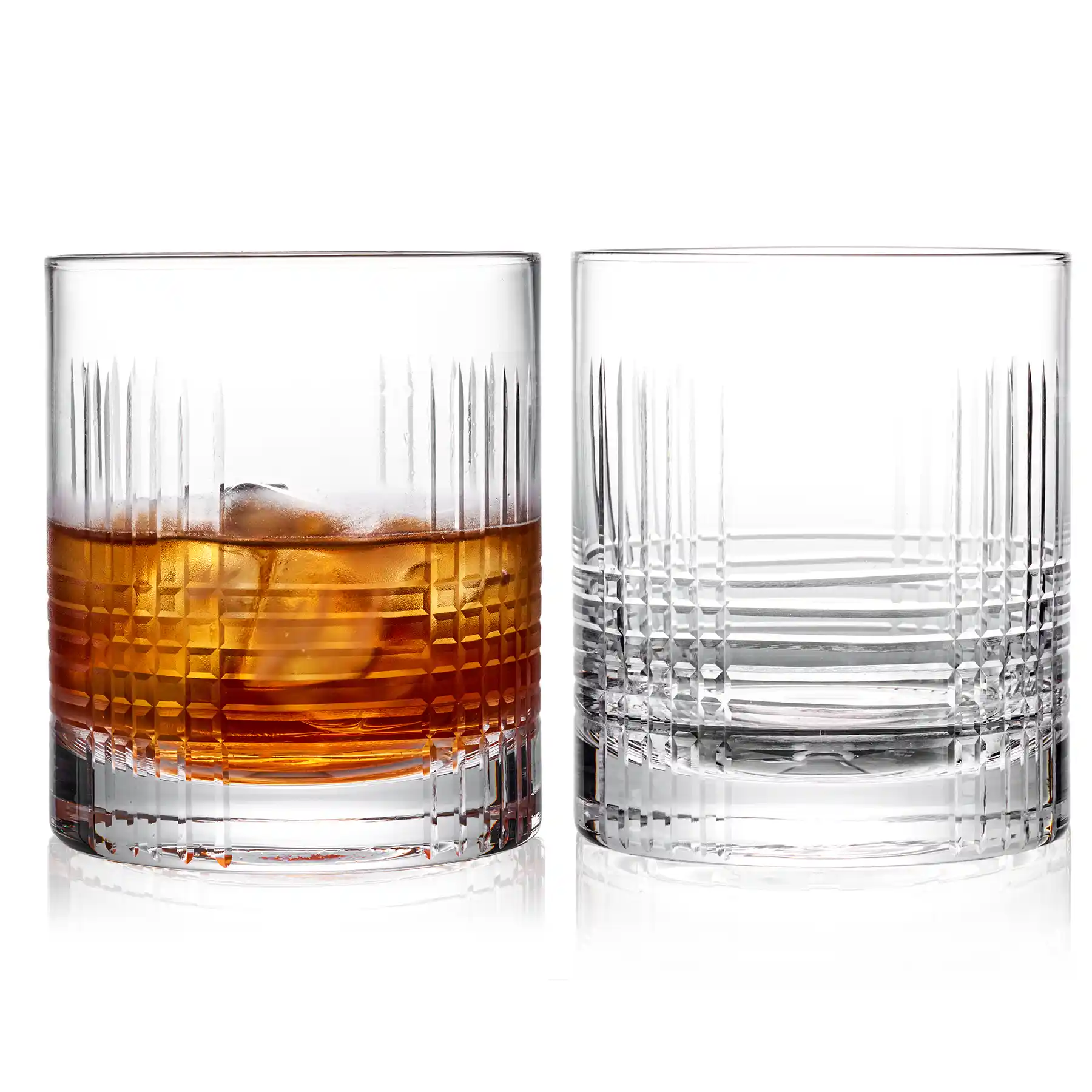 Double Old Fashioned Whiskey Glasses - Urban Cut